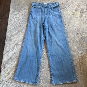 Frame Denim wide leg jeans Le Slim Palazzo High rise size 30